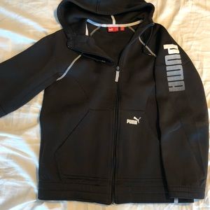 Comfy black Puma hoodie